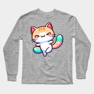 Dancing cat Long Sleeve T-Shirt